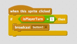 Add an if block to check if it's player's turn