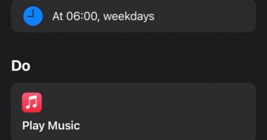 Automation - Playlist as Alarm